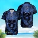 Smoky Skull MLB San Diego Padres Hawaiian Shirt Smoky Skull MLB San Diego Padres Hawaiian Shirt