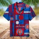 MLB Chicago Cubs Hawaiian Shirt Red And Blue Theme Gift For Baseball Fans