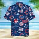 MLB Chicago Cubs Hawaiian Shirt Multiple Logos Gift For Beach Trip
