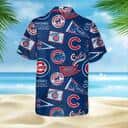 MLB Chicago Cubs Hawaiian Shirt Multiple Logos Gift For Beach Trip