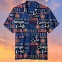MLB Chicago Cubs Hawaiian Shirt Multiple Logos Graphic Print Beach Lovers Gift
