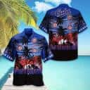 Vintage MLB Chicago Cubs Hawaiian Shirt Sunset Beach Gift For Beach Lovers