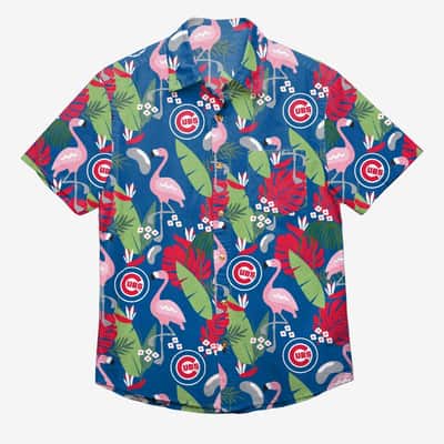 Flora And Flamingo MLB Chicago Cubs Hawaiian Shirt Gift For Beach Lovers
