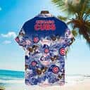 MLB Chicago Cubs Hawaiian Shirt Mascot And Hibiscus Pattern MLB Chicago Cubs Hawaiian Shirt Mascot And Hibiscus Pattern