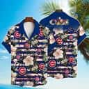 Summer Aloha MLB Chicago Cubs Hawaiian Shirt Hibiscus Flowers Pattern