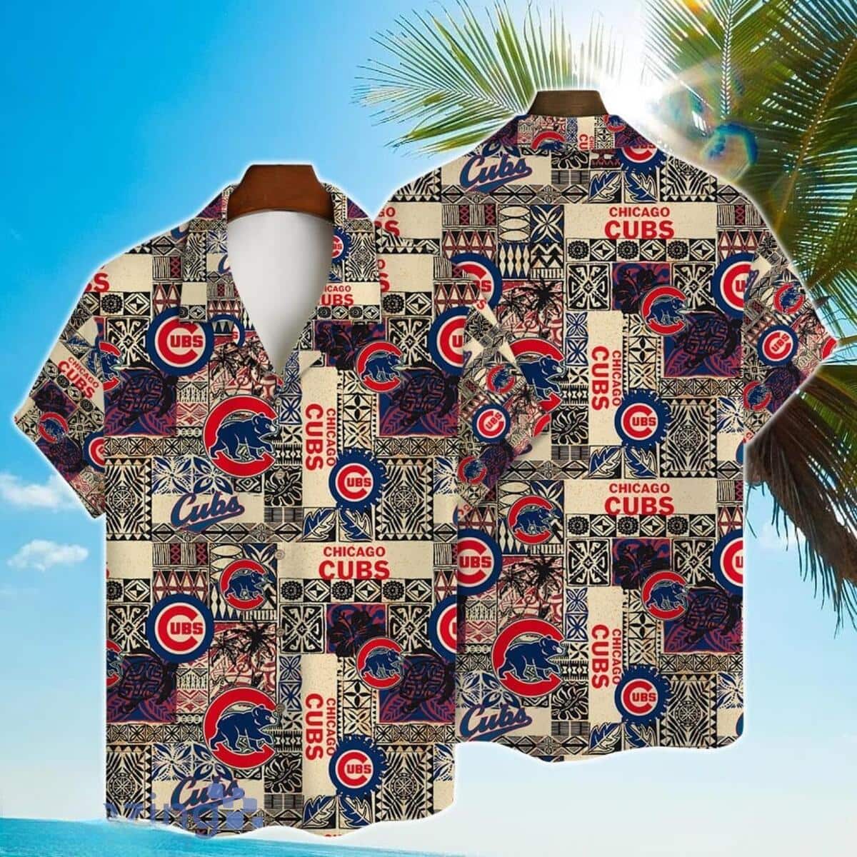 Aloha MLB Chicago Cubs Hawaiian Shirt Gift For Baseball Fans Aloha MLB Chicago Cubs Hawaiian Shirt Gift For Baseball Fans