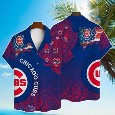 MLB Chicago Cubs Hawaiian Shirt Tribal Pattern Best Beach Gift MLB Chicago Cubs Hawaiian Shirt Tribal Pattern Best Beach Gift