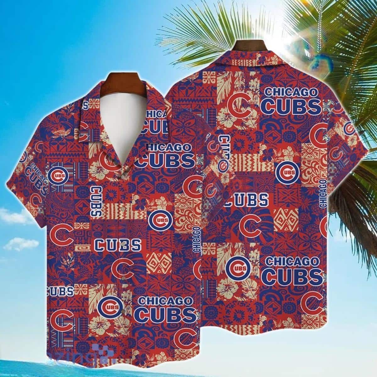 MLB Chicago Cubs Hawaiian Shirt Summer Beach Gift