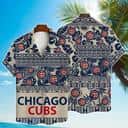 MLB Chicago Cubs Hawaiian Shirt Tropical Pattern Gift For Beach Trip