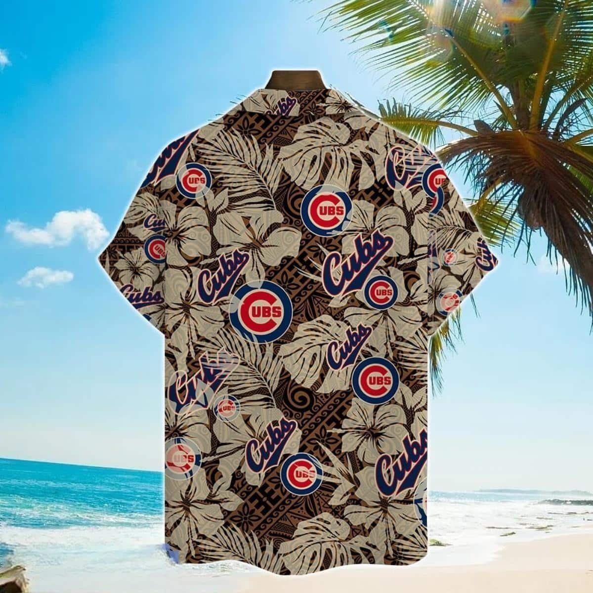 MLB Chicago Cubs Hawaiian Shirt Tropical Pattern Best Beach Gift