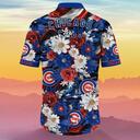 Floral MLB Chicago Cubs Hawaiian Shirt Gift For Baseball Fans