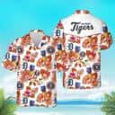 MLB Detroit Tigers Hawaiian Shirt Pineapple Pattern Gift For Beach Trip