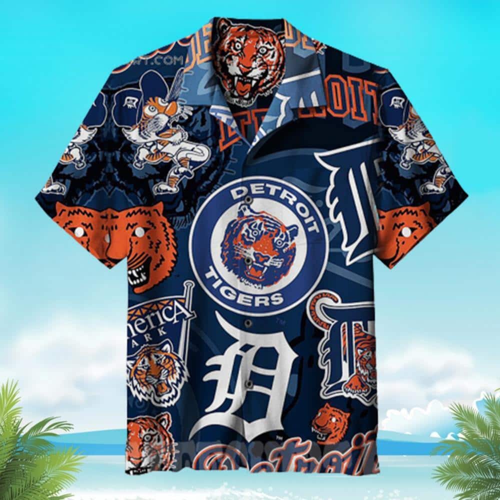 Summer Aloha MLB Detroit Tigers Hawaiian Shirt Gift For Baseball Fans Summer Aloha MLB Detroit Tigers Hawaiian Shirt Gift For Baseball Fans