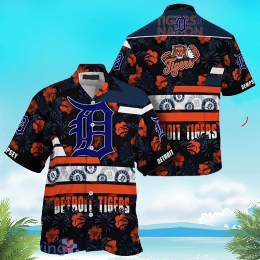 MLB Detroit Tigers Hawaiian Shirt Summer Aloha Beach Gift For Dad MLB Detroit Tigers Hawaiian Shirt Summer Aloha Beach Gift For Dad
