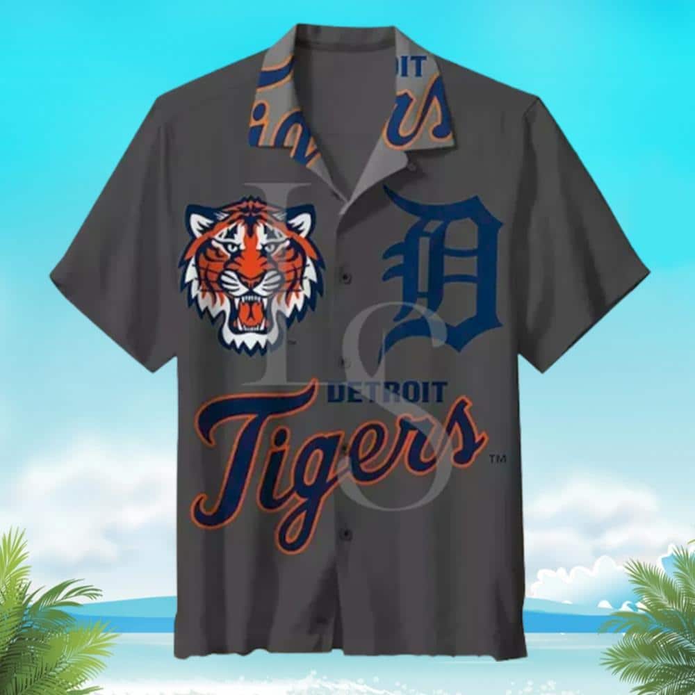 Basic MLB Detroit Tigers Hawaiian Shirt Gift For Baseball Fans Basic MLB Detroit Tigers Hawaiian Shirt Gift For Baseball Fans