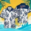 MLB Detroit Tigers Hawaiian Shirt Tropical Flower Pattern Practical Beach Gift MLB Detroit Tigers Hawaiian Shirt Tropical Flower Pattern Practical Beach Gift