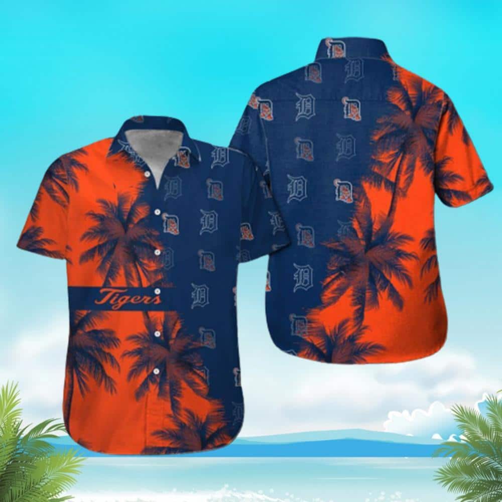 MLB Detroit Tigers Hawaiian Shirt Summer Beach Gift MLB Detroit Tigers Hawaiian Shirt Summer Beach Gift