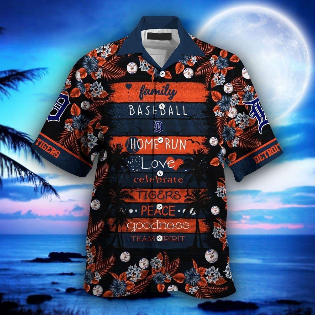 MLB Detroit Tigers Hawaiian Shirt Family Baseball Team Spirit MLB Detroit Tigers Hawaiian Shirt Family Baseball Team Spirit