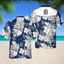 MLB Detroit Tigers Hawaiian Shirt Tropical Pattern Summer Beach Gift