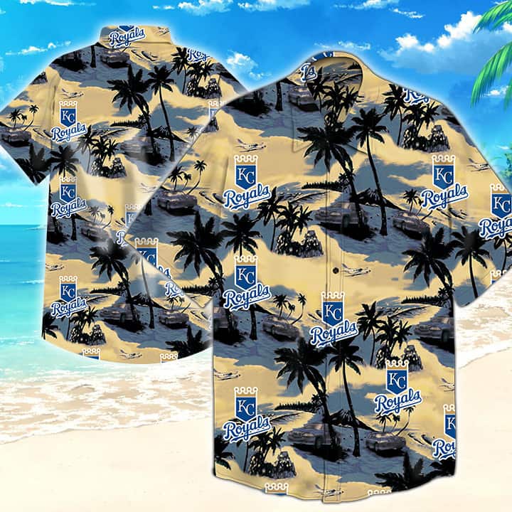 Beach Aloha MLB Kansas City Royals Hawaiian Shirt Palm Trees Island Beach Aloha MLB Kansas City Royals Hawaiian Shirt Palm Trees Island