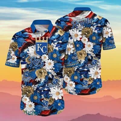 Floral Aloha MLB Kansas City Royals Hawaiian Shirt Gift For Beach Trip Floral Aloha MLB Kansas City Royals Hawaiian Shirt Gift For Beach Trip