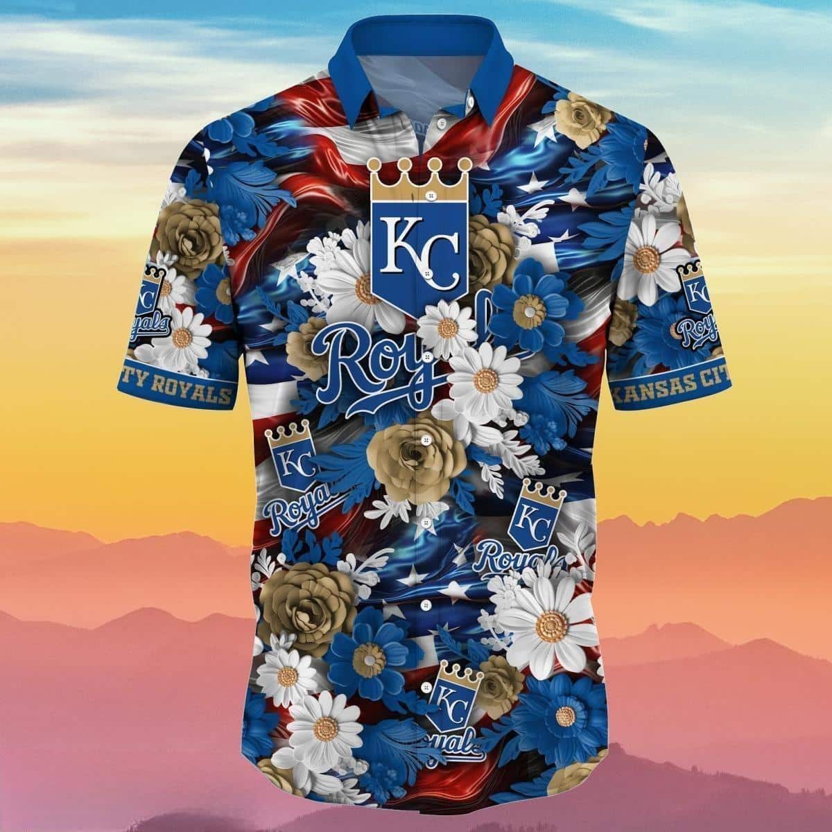 Floral Aloha MLB Kansas City Royals Hawaiian Shirt Gift For Beach Trip