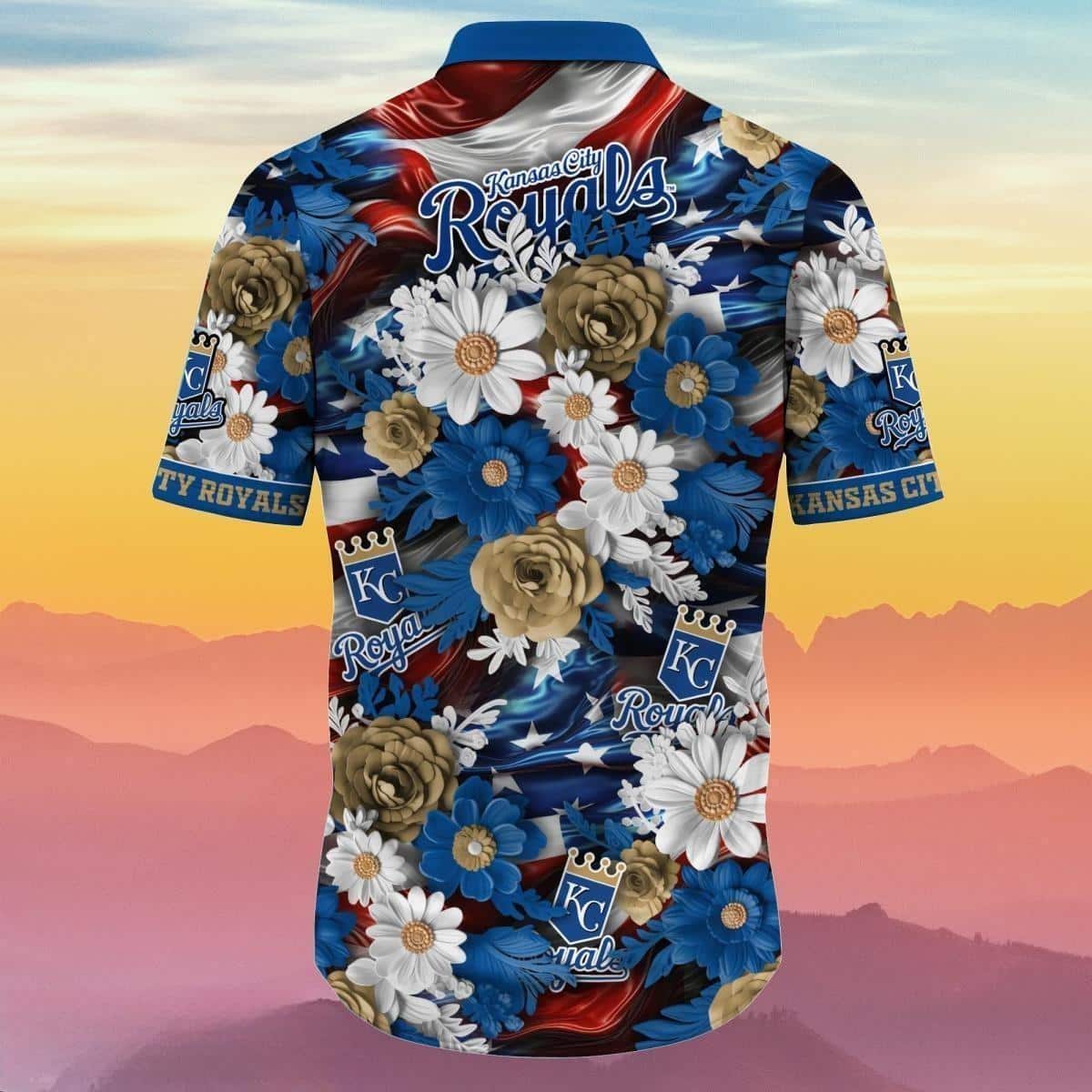 Floral Aloha MLB Kansas City Royals Hawaiian Shirt Gift For Beach Trip Floral Aloha MLB Kansas City Royals Hawaiian Shirt Gift For Beach Trip
