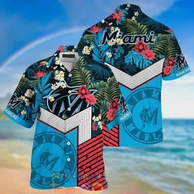 Summer Aloha MLB Miami Marlins Hawaiian Shirt Gift For Beach Trip Summer Aloha MLB Miami Marlins Hawaiian Shirt Gift For Beach Trip