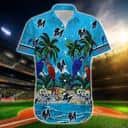 MLB Miami Marlins Hawaiian Shirt Tropical Sea And Parrots Aloha