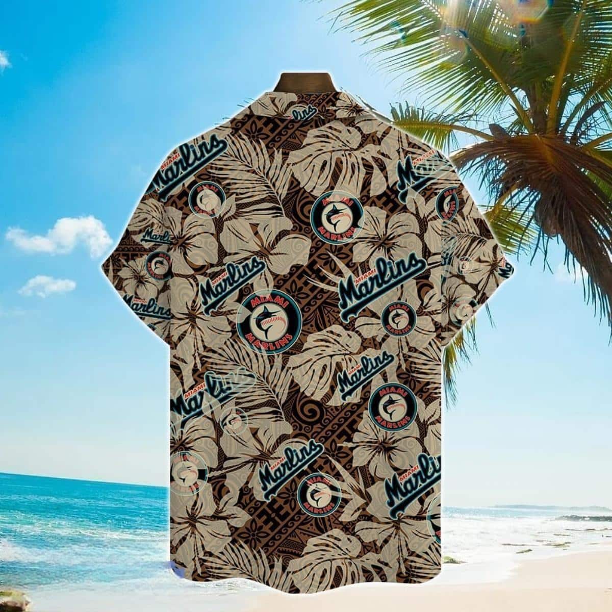 Vintage Floral Aloha MLB Miami Marlins Hawaiian Shirt Beach Lovers Gift Vintage Floral Aloha MLB Miami Marlins Hawaiian Shirt Beach Lovers Gift