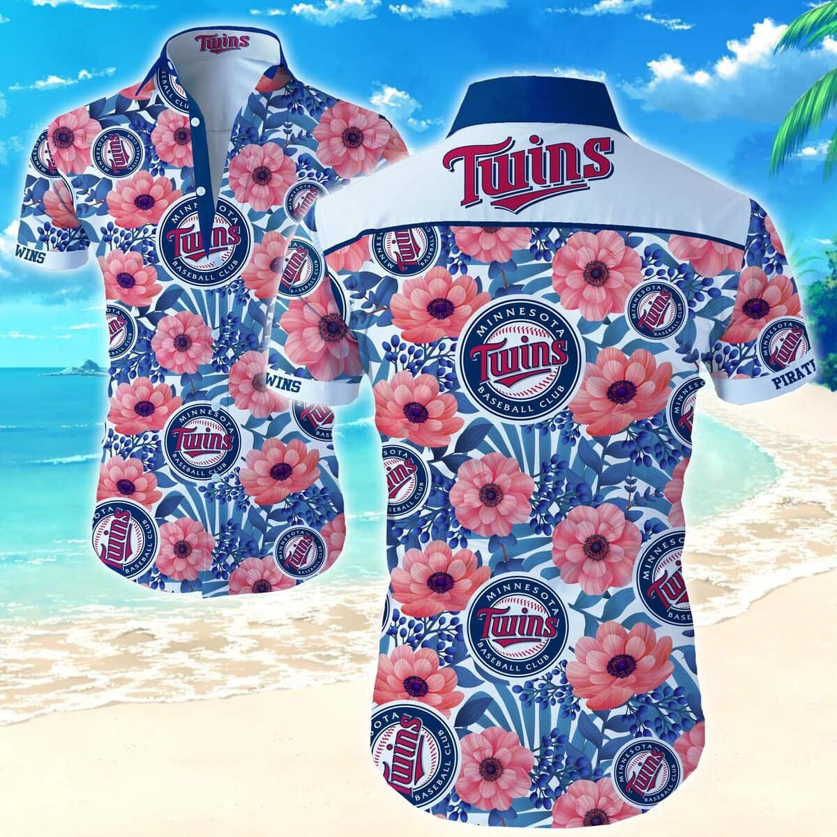 Aloha MLB Minnesota Twins Hawaiian Shirt Beach Gift For Him Aloha MLB Minnesota Twins Hawaiian Shirt Beach Gift For Him