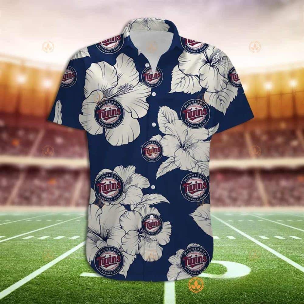 MLB Minnesota Twins Hawaiian Shirt Tropical Flower Pattern Beach Vacation Gift MLB Minnesota Twins Hawaiian Shirt Tropical Flower Pattern Beach Vacation Gift