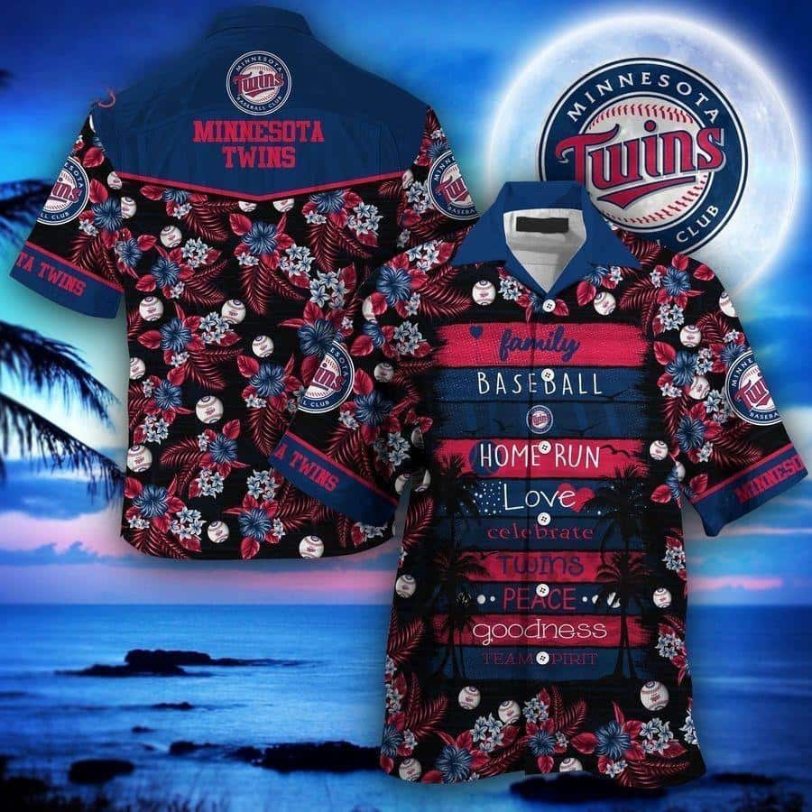 MLB Minnesota Twins Hawaiian Shirt Family Baseball Homerun Team Spirit MLB Minnesota Twins Hawaiian Shirt Family Baseball Homerun Team Spirit