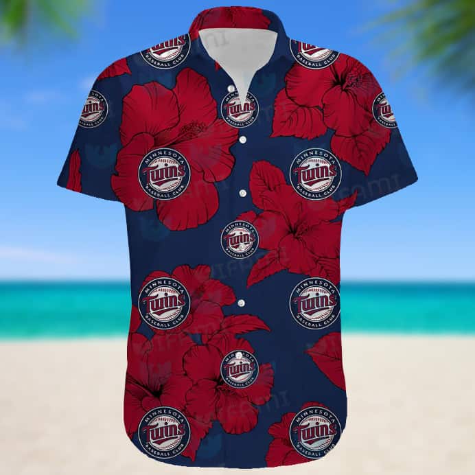 MLB Minnesota Twins Hawaiian Shirt Practical Beach Gift For Him MLB Minnesota Twins Hawaiian Shirt Practical Beach Gift For Him