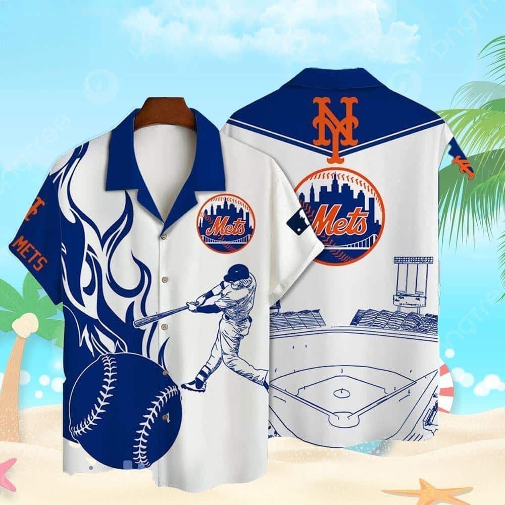 MLB New York Mets Hawaiian Shirt Gift For Baseball Fans MLB New York Mets Hawaiian Shirt Gift For Baseball Fans