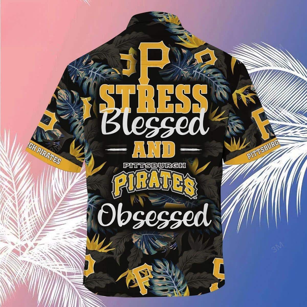 Aloha MLB Pittsburgh Pirates Hawaiian Shirt Palm Leaves Pattern Gift For Sport Dad Aloha MLB Pittsburgh Pirates Hawaiian Shirt Palm Leaves Pattern Gift For Sport Dad