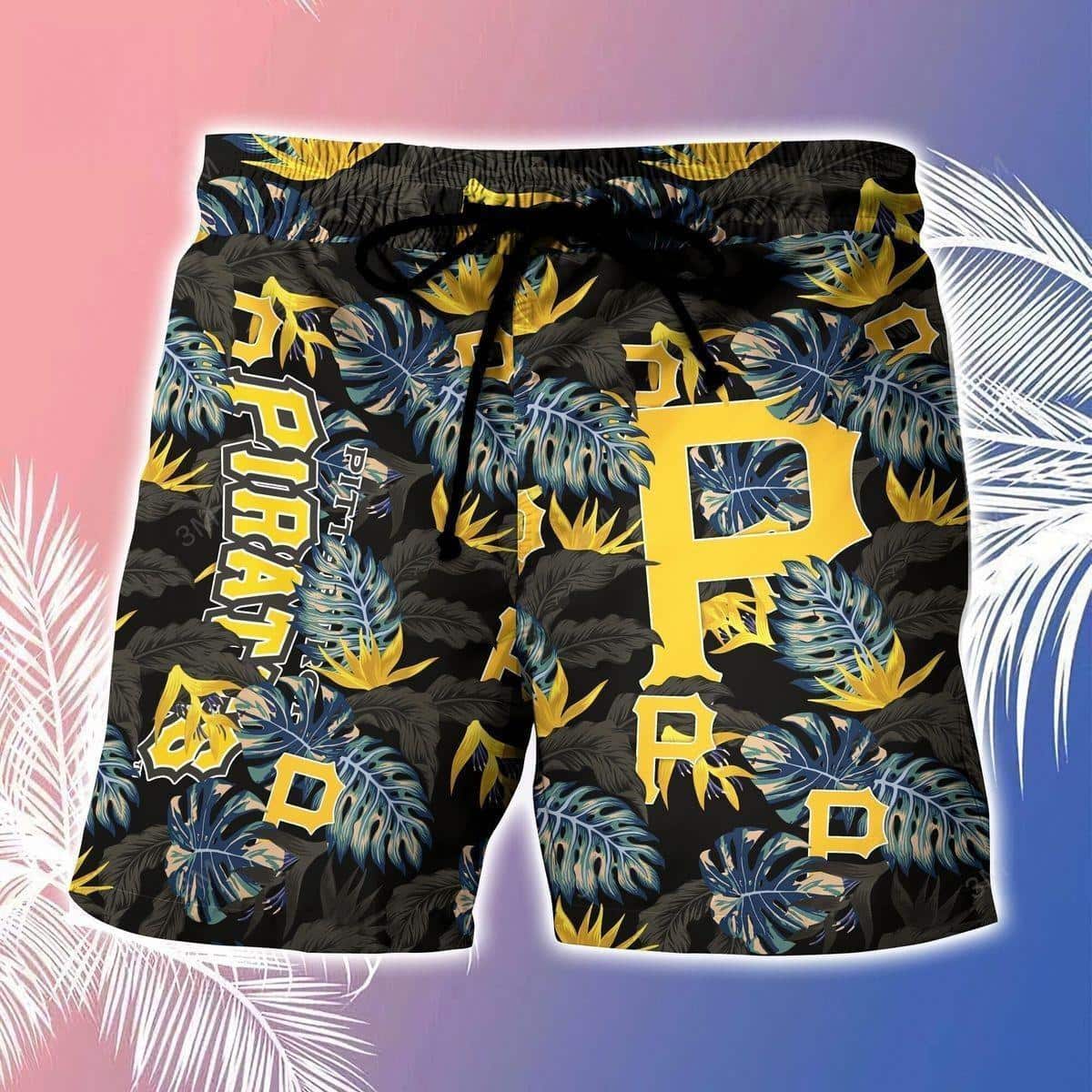 Aloha MLB Pittsburgh Pirates Hawaiian Shirt Palm Leaves Pattern Gift For Sport Dad Aloha MLB Pittsburgh Pirates Hawaiian Shirt Palm Leaves Pattern Gift For Sport Dad