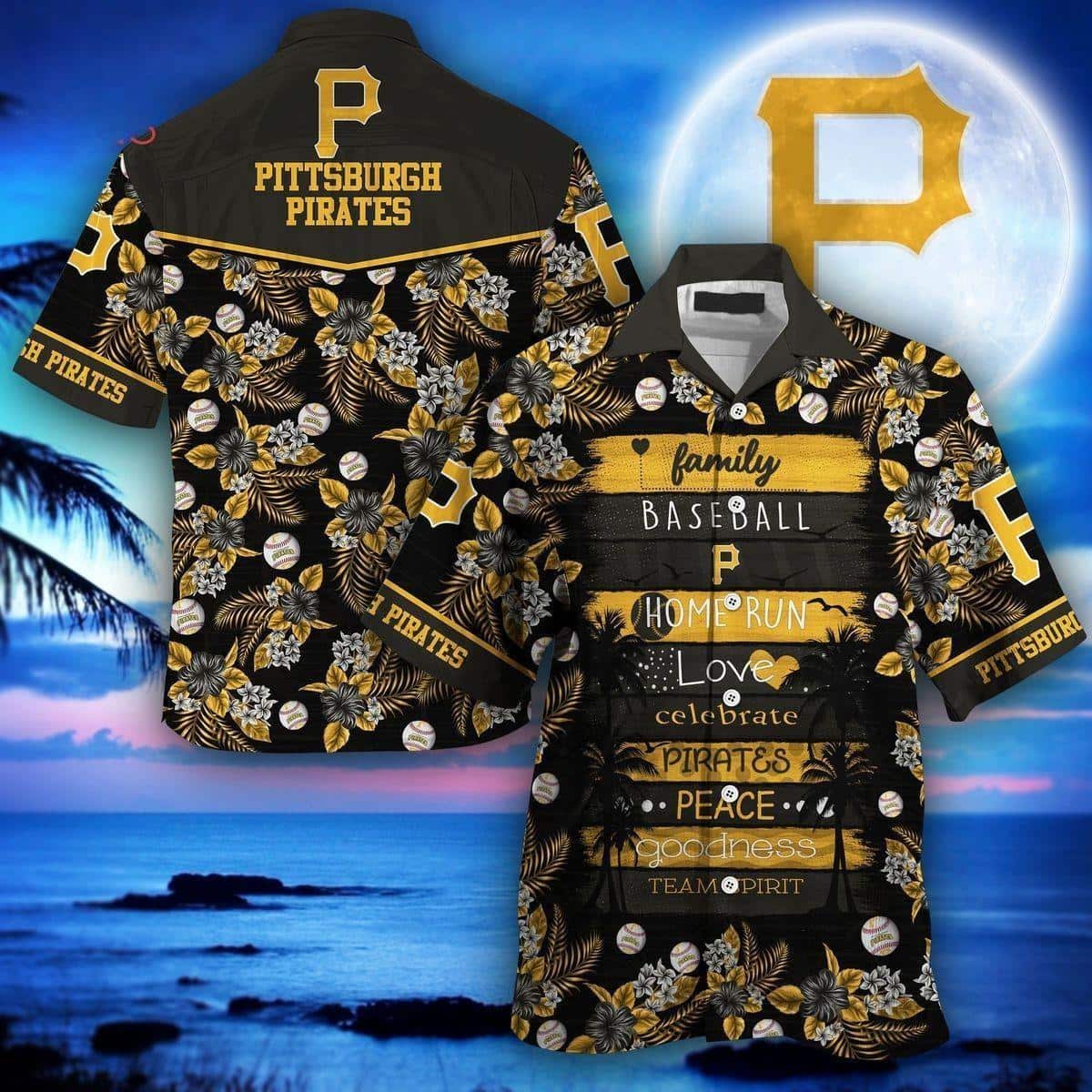 Aloha MLB Pittsburgh Pirates Hawaiian Shirt Family Baseball Homerun Team Spirit Aloha MLB Pittsburgh Pirates Hawaiian Shirt Family Baseball Homerun Team Spirit