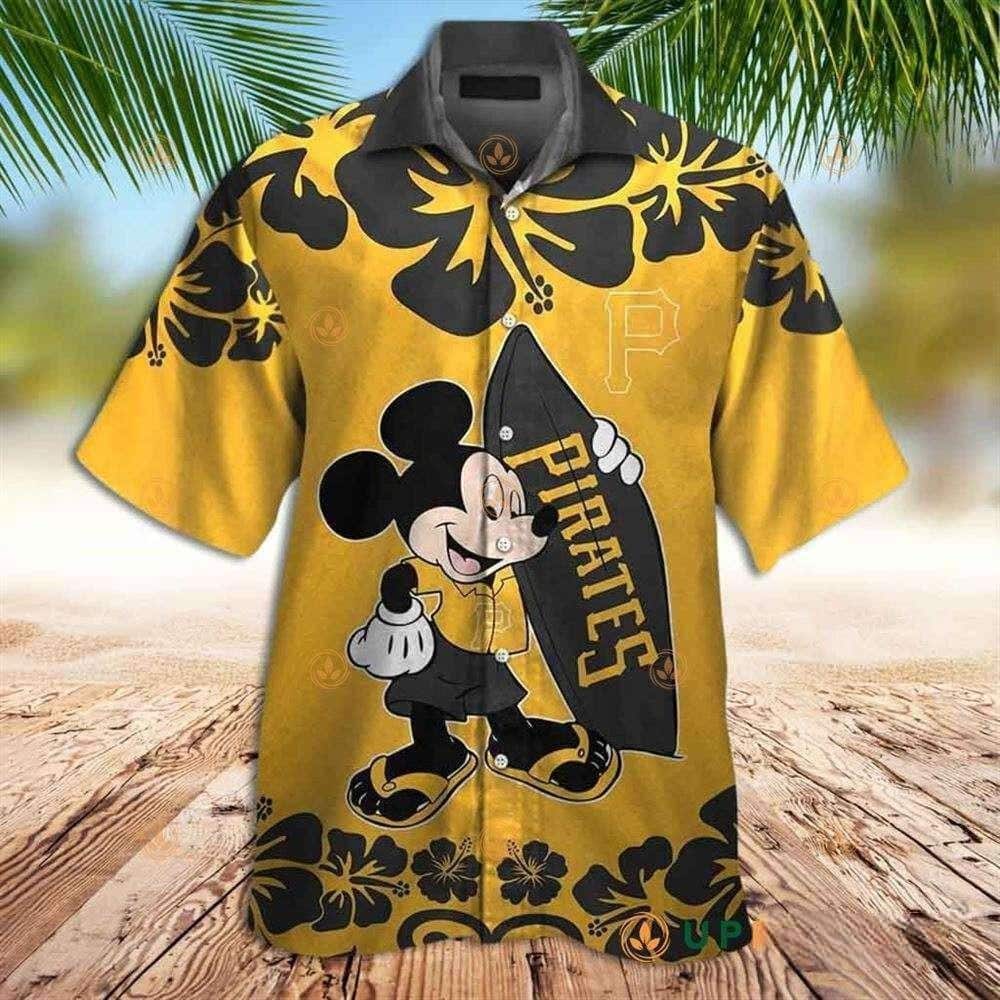 Mickey Mouse Disney MLB Pittsburgh Pirates Hawaiian Shirt Gift For Baseball Fans Mickey Mouse Disney MLB Pittsburgh Pirates Hawaiian Shirt Gift For Baseball Fans