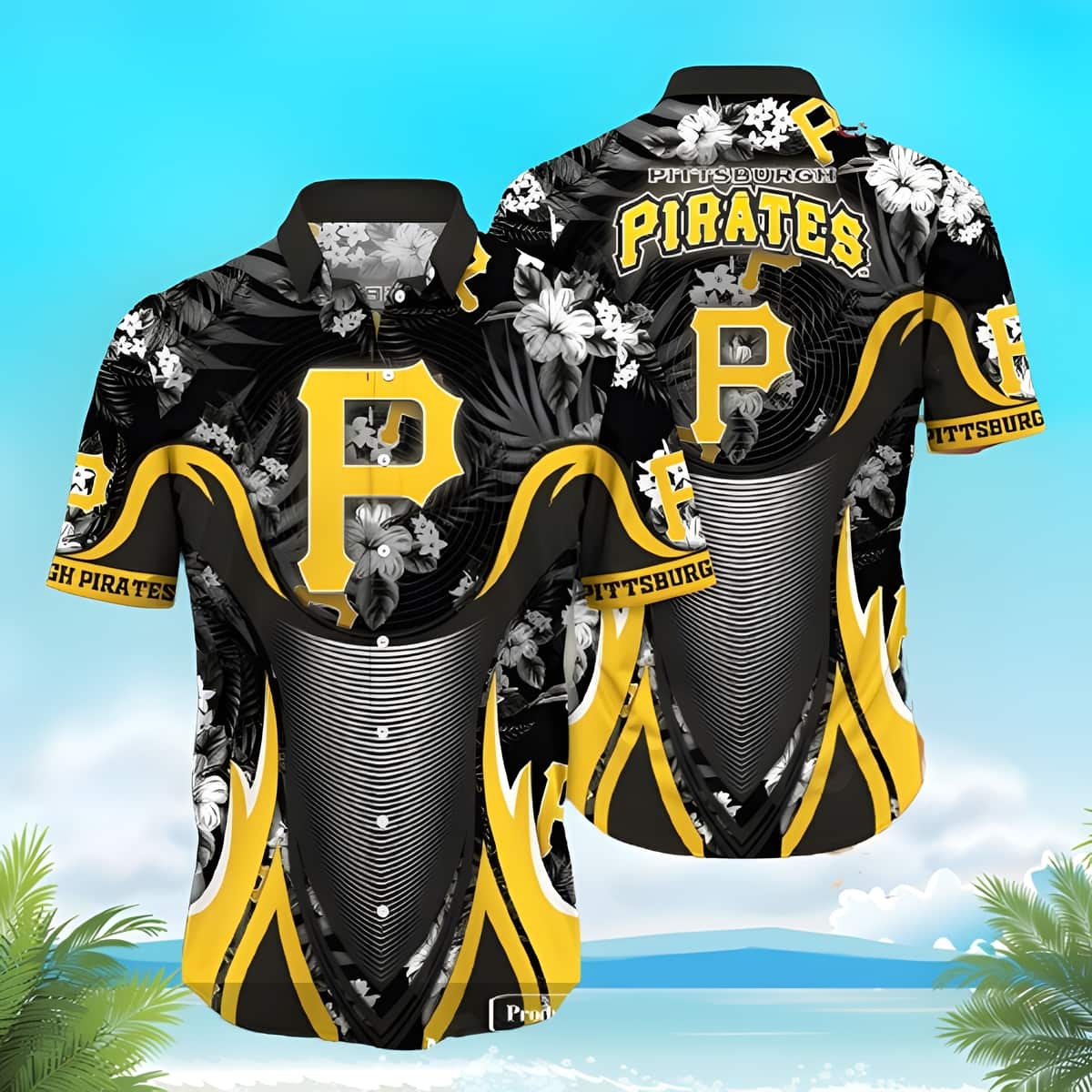 Summer Aloha MLB Pittsburgh Pirates Hawaiian Shirt Tropical Flower Pattern Summer Aloha MLB Pittsburgh Pirates Hawaiian Shirt Tropical Flower Pattern