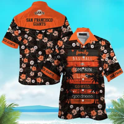 MLB San Francisco Giants Hawaiian Shirt Family Baseball Homerun Team Spirit