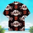 Black Aloha MLB San Francisco Giants Hawaiian Shirt Gift For Baseball Fans