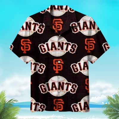Black Aloha MLB San Francisco Giants Hawaiian Shirt Gift For Baseball Fans Black Aloha MLB San Francisco Giants Hawaiian Shirt Gift For Baseball Fans