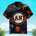 Black Aloha MLB San Francisco Giants Hawaiian Shirt Gift For Beach Trip Black Aloha MLB San Francisco Giants Hawaiian Shirt Gift For Beach Trip