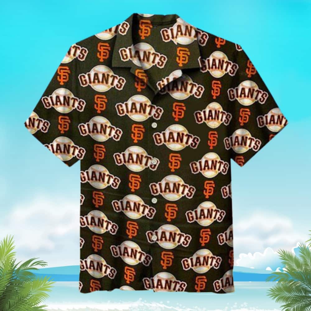MLB San Francisco Giants Logo Hawaiian Shirt Gift For Baseball Fans MLB San Francisco Giants Logo Hawaiian Shirt Gift For Baseball Fans