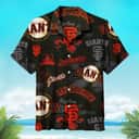 MLB San Francisco Giants Hawaiian Shirt Black Aloha Baseball Fans Gift MLB San Francisco Giants Hawaiian Shirt Black Aloha Baseball Fans Gift