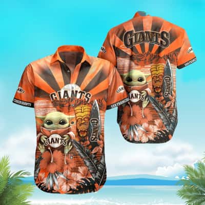 Baby Yoda Star Wars MLB San Francisco Giants Hawaiian Shirt Best Beach Gift