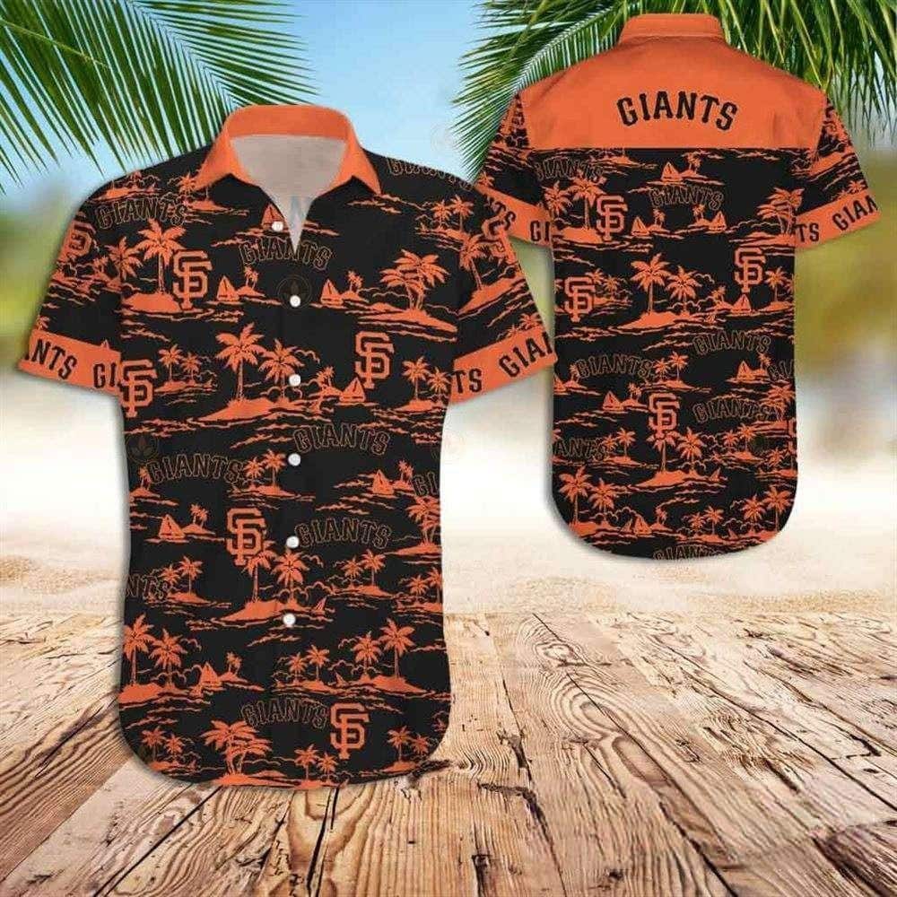 Black Aloha MLB San Francisco Giants Hawaiian Shirt Beach Gift For Dad Black Aloha MLB San Francisco Giants Hawaiian Shirt Beach Gift For Dad