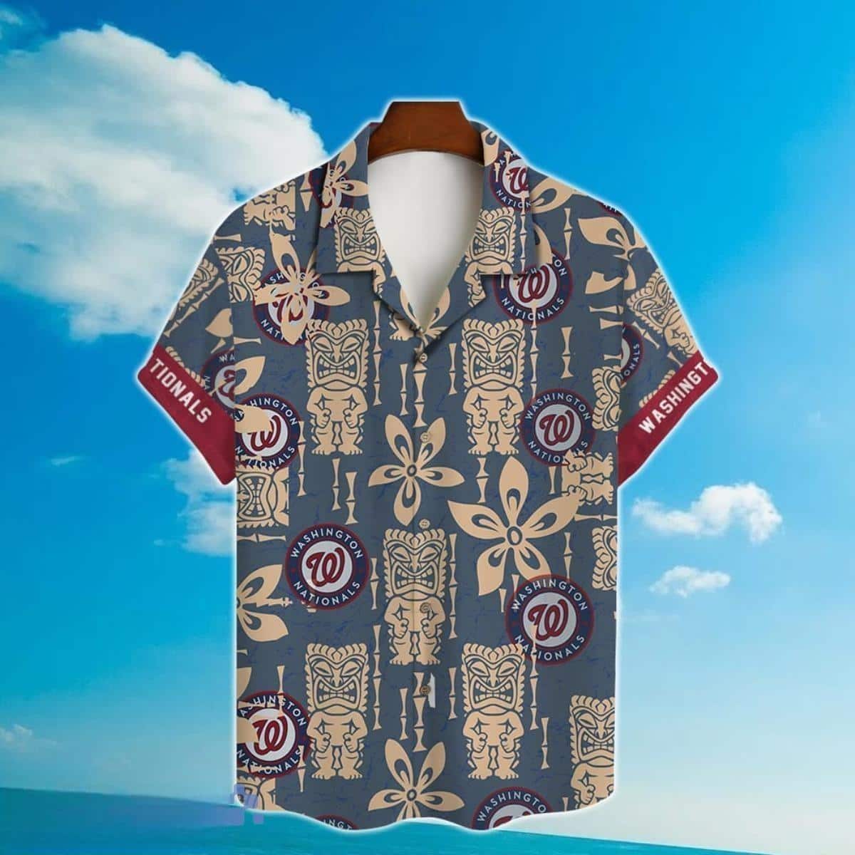 MLB Washington Nationals Hawaiian Shirt Gift For Beach Vacation MLB Washington Nationals Hawaiian Shirt Gift For Beach Vacation