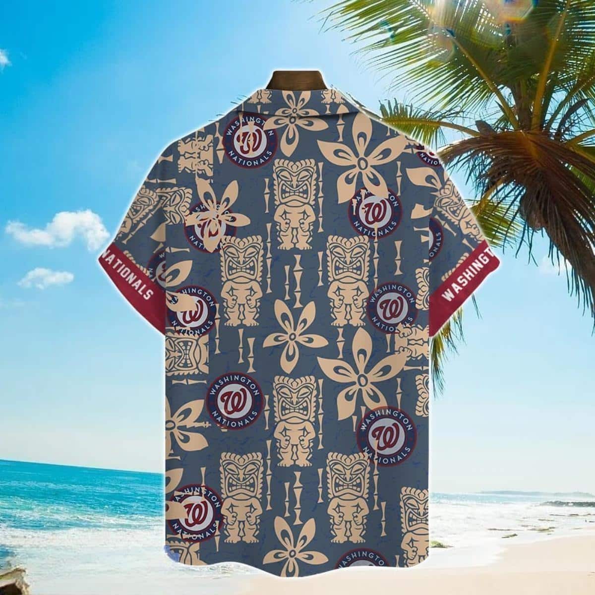 MLB Washington Nationals Hawaiian Shirt Gift For Beach Vacation MLB Washington Nationals Hawaiian Shirt Gift For Beach Vacation